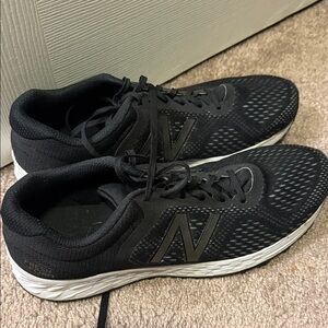 New Balance Black and White Athletic Sneakers